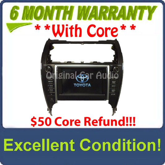Toyota Camry HYBRID Touch Screen Navigation JBL Radio CD Player