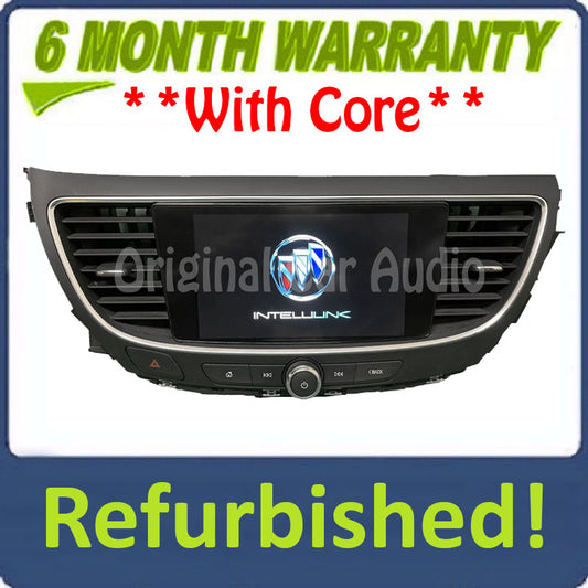 Reman 2017 - 2018 BUICK LACROSSE OEM Navigation Radio Display w/ New Screen