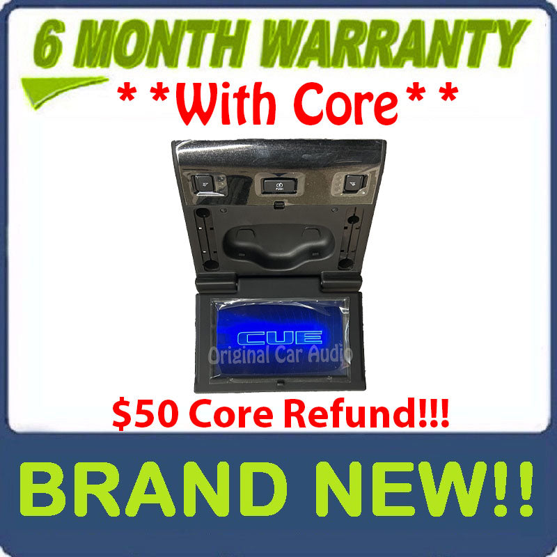 New 2015 - 2020 Chevy Cadillac GMC OEM 2nd row only Rear Entertainment Display Screen Black