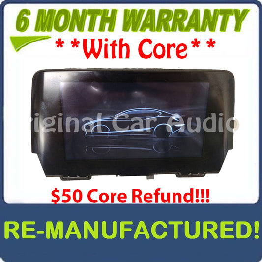 Reman 2016 - 2019 Mazda 6 OEM Information Display Screen ONLY