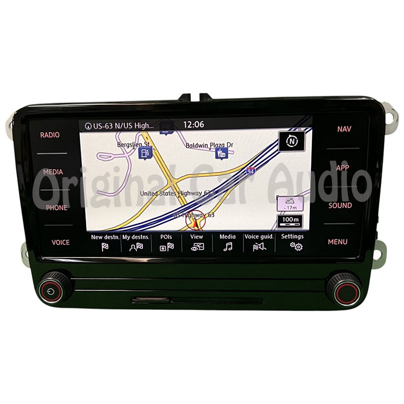2019-2022 Volkswagen Passat Fender Radio Display Screen with Navigation 5C0 035 684 F, 5C0 035 684 G