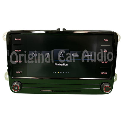 2019-2022 Volkswagen Passat Fender Radio Display Screen with Navigation 5C0 035 684 F, 5C0 035 684 G