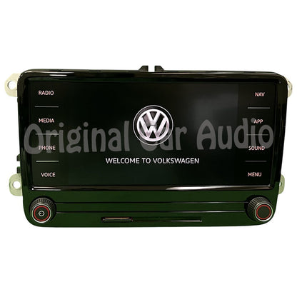 2019-2022 Volkswagen Passat Fender Radio Display Screen with Navigation 5C0 035 684 F, 5C0 035 684 G