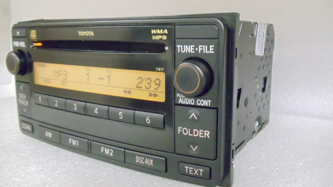 Toyota FJ Cruiser AUX MP3 CD Radio 86120-35400 2007 2008 2009