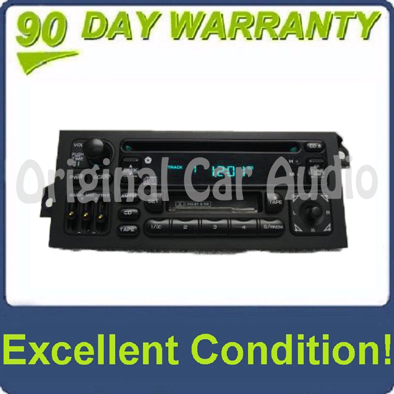 1996 - 2000 Chrysler Jeep Dodge Sebring  OEM AM FM Radio CD Player Receiver