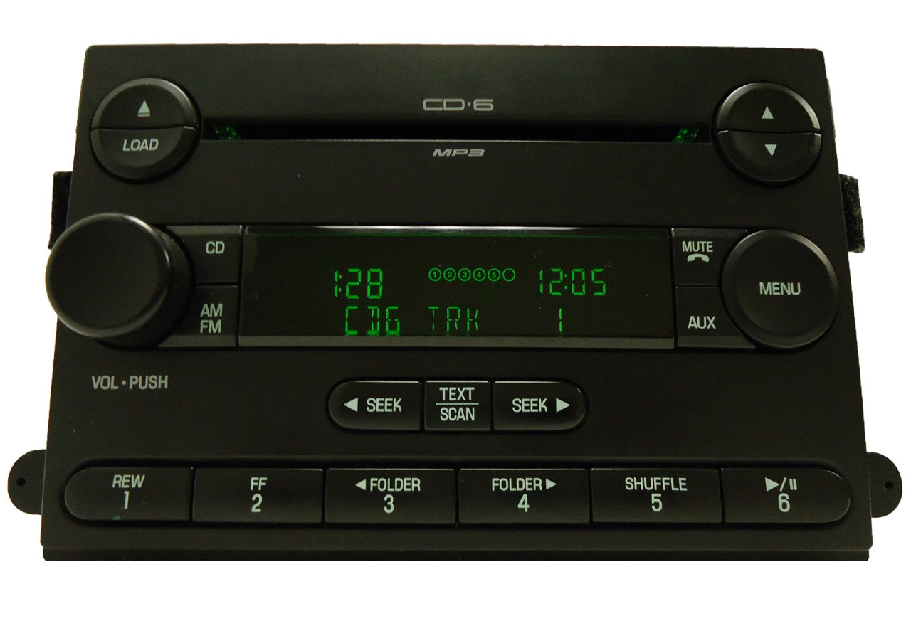 2007 2008 08 07 Ford F250 F350 Focus Radio MP3 6 Disc CD Changer 7S4T-18C815-CB, 7S4T-18C815-CA