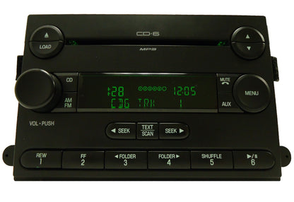 2007 2008 08 07 Ford F250 F350 Focus Radio MP3 6 Disc CD Changer 7S4T-18C815-CB, 7S4T-18C815-CA