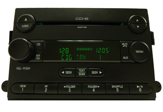 2007 2008 08 07 Ford F250 F350 Focus Radio MP3 6 Disc CD Changer 7S4T-18C815-CB, 7S4T-18C815-CA
