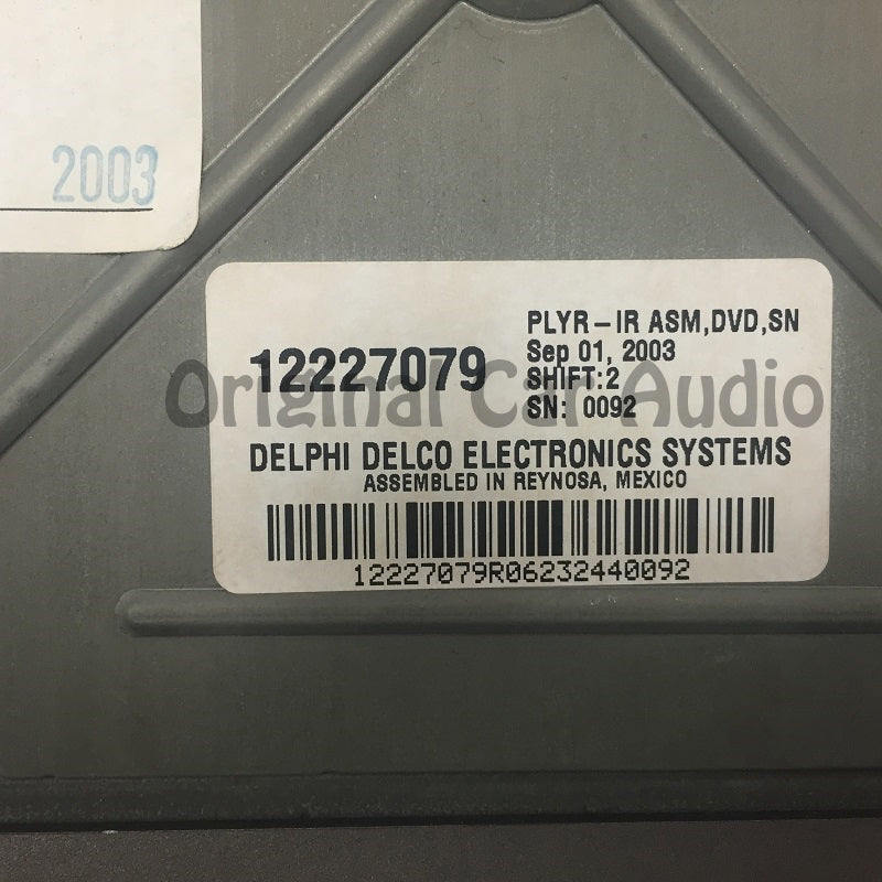 Ford Lincoln overhead roof DVD player rear entertainment screen