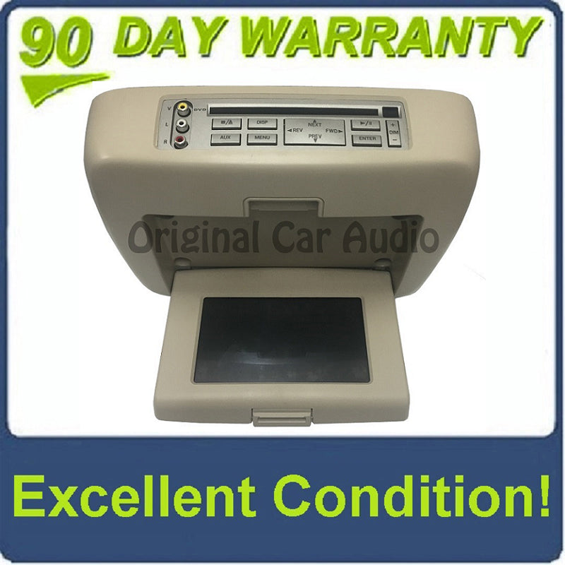 Ford Lincoln overhead roof DVD player rear entertainment screen