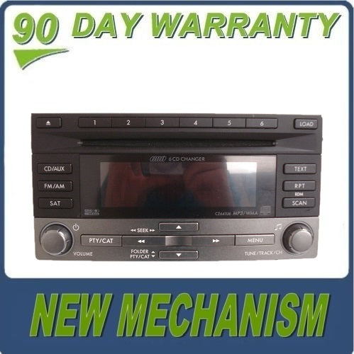 Re-Manufactured 08 09 10 11 12 13 14 Subaru Impreza 6 Disc CD Changer Sat XM Radio 86201FG640 NEW MECH