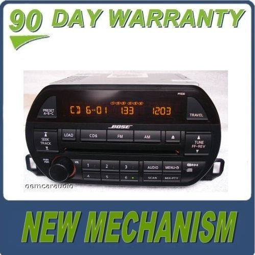 Remanufactured NEW MECH Nissan Altima BOSE Radio 6 Disc CD Changer 28185-8J200 2002-2004