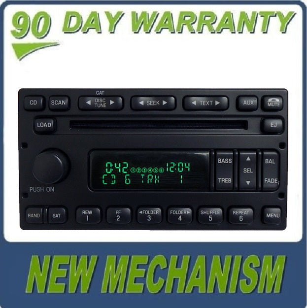RE-Manufactured Ford Lincoln Mercury MP3 6 Disc CD Player Satellite 1998 - 2010 NEW MECH
