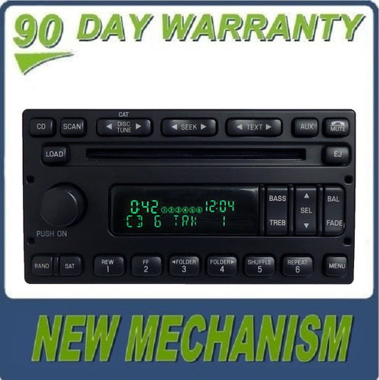 RE-Manufactured Ford Lincoln Mercury MP3 6 Disc CD Player Satellite 1998 - 2010 NEW MECH