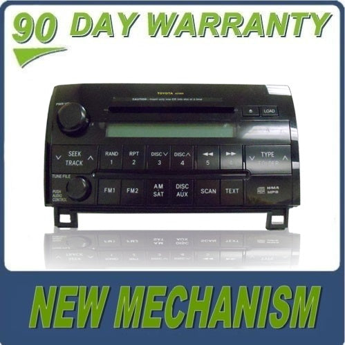Re-Manufactured 2007 2008 2009 2010 2011 2012 Toyota Tundra Sequoia XM Radio AUX 6 Disc Changer CD Player 86120-0C201