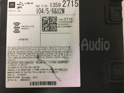 2013 - 2016 GM Cadillac Chevrolet GMC OEM AM FM SAT HD Radio Tuner Multimedia Receiver Module