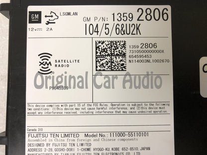 2013 - 2017 Buick Chevrolet Cadillac GM OEM AM FM SAT Radio Tuner Receiver