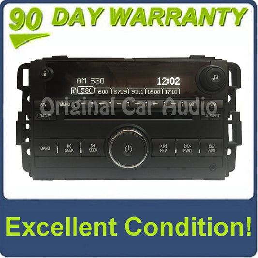 NEW 2007 2008 Saturn Pontiac OEM AM FM Radio MP3 6 disc changer AUX