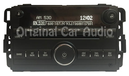 2007 2008 Saturn Pontiac OEM AM FM Radio MP3 6 disc changer AUX