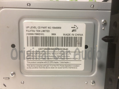 2007 - 2008 Pontiac Torrent OEM Single CD AM FM Radio Receiver
