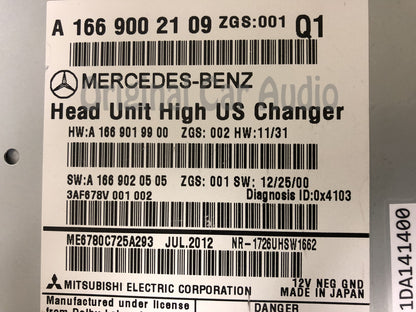 2013 - 2016 Mercedes Benz GL-Class ML-Class OEM Navigation Multi Media Audio Radio Receiver