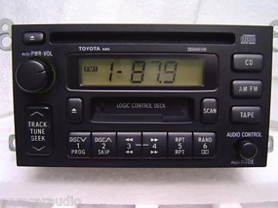 1990 - 2002 Toyota Radio CD  and Cassette Player 16810