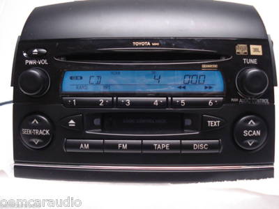 Toyota Sienna  XLE JBL Radio Tape and CD Player 2004-2007