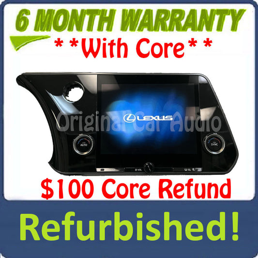 Refurbished 2023 - 2024 LEXUS RX500H RX350 OEM 9.8" RADIO NAVIGATION TOUCH SCREEN CLIMATE CONTROL A/C