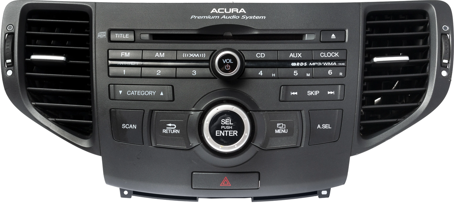 2011-2014 Acura TSX OEM AM FM XM Radio Single CD Player Receiver