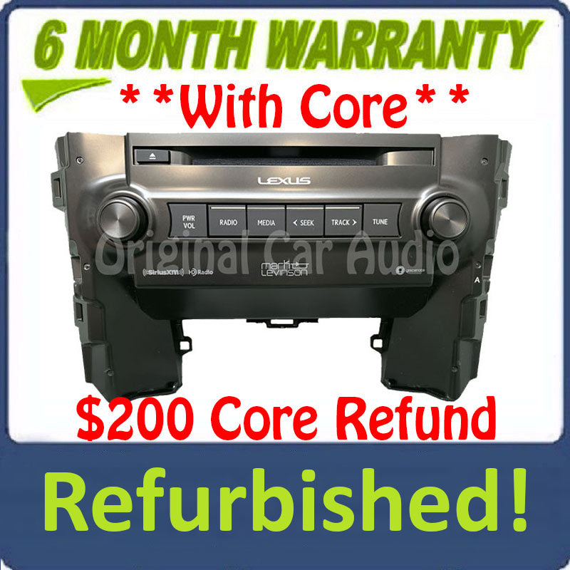 Refurbished 2021 - 2023 Lexus GX460 OEM Mark Levinson Premium Sound Multi Media Gracenote CD Radio Receiver - Overseas Market