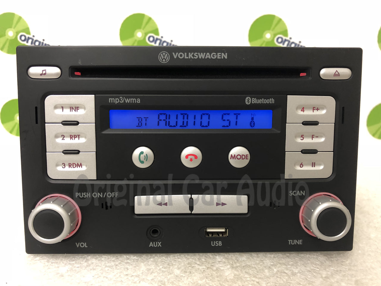 1998 - 2005 Volkswagen VW Golf Jetta Eurovan OEM AM FM Sat Bluetooth Radio CD Receiver
