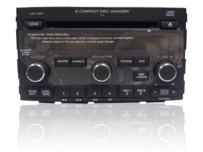 06 07 08 BRAND NEW Honda Pilot Radio XM AUX MP3 WMA IPOD 6 CD Disc Changer 2006 2007 2008 1TV5 1TV6