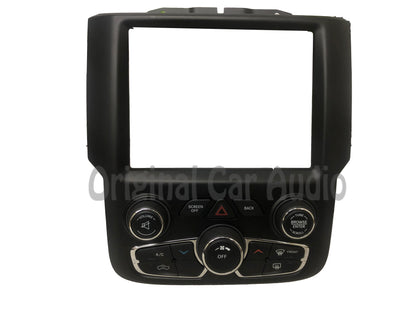 2013 - 2017 Ram Truck 1500 2500 3500 OEM 8.4 Uconnect Single Climate Zone Control Panel Bezel ONLY