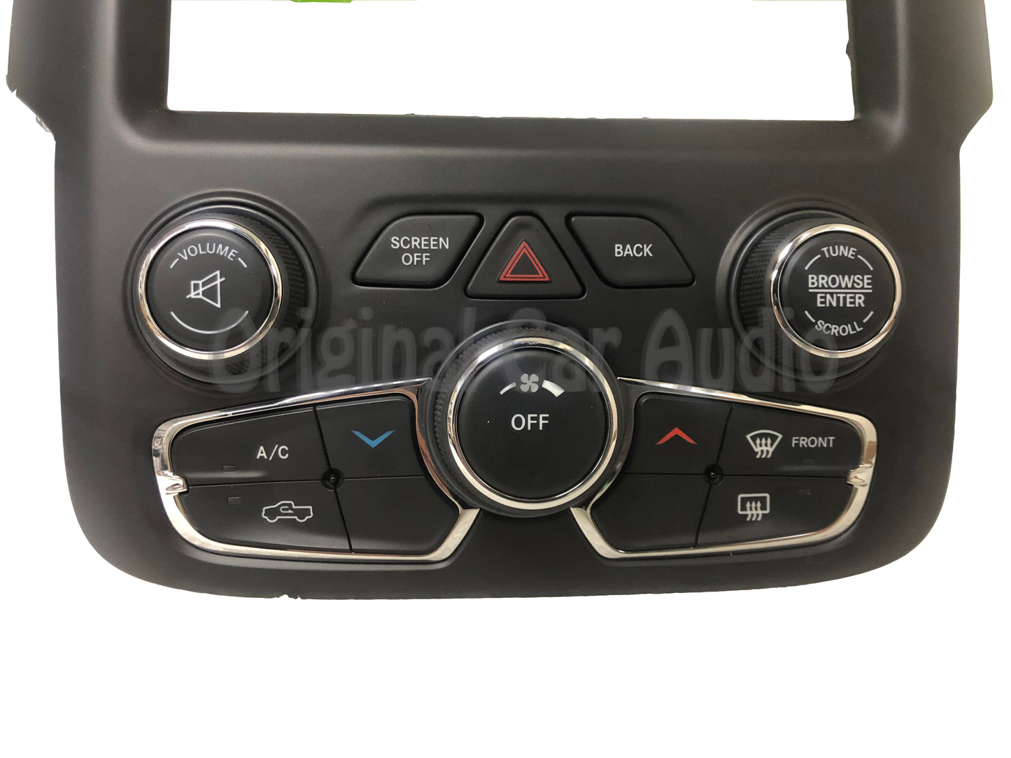 2013 - 2017 Ram Truck 1500 2500 3500 OEM 8.4 Uconnect Single Climate Zone Control Panel Bezel ONLY