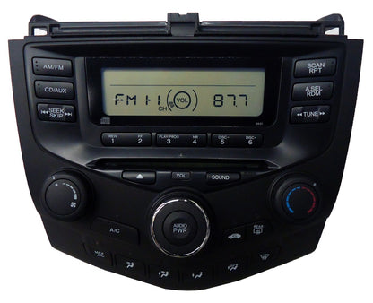 03 04 05 06 07 Honda Accord Radio and CD Player Repair