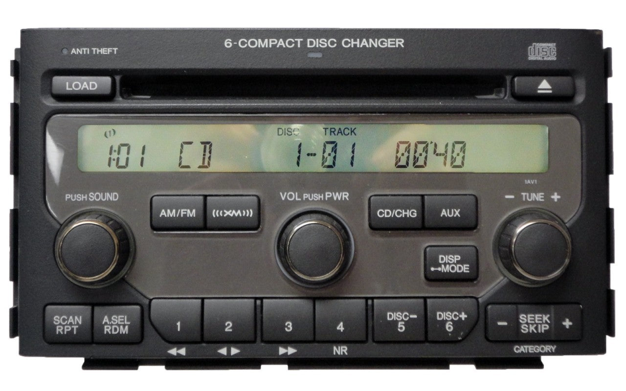 REPAIR 06 07 08 Honda PILOT Radio 6 Disc CD Changer Player 1AV0 1AV1 1BV1 1TV5