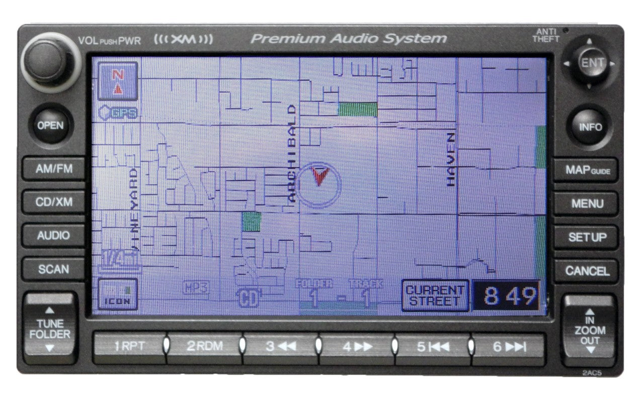 07 08 09 Honda CIVIC Touch Screen Navigation XM Radio 6 Disc CD Changer Ho2AC6