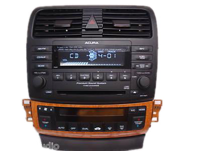 2004 2005 Acura TSX OEM Premium Sound Radio AUX & 6 Disc Changer CD Player 7EB0 FACEPLATE ONLY