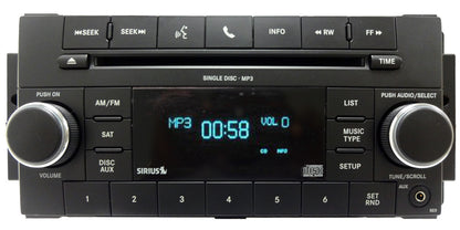 2007 - 2012 Chrysler Dodge Jeep OEM RES Low-Speed Radio MP3 CD Player