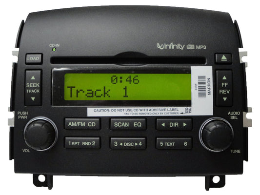 NEW 06 07 08 Hyundai SONATA Infinity Radio MP3 6 Disc CD Changer Player BLACK