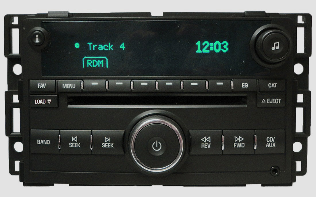 Chevy HHR AUX Radio Stereo 6 CD Player Green Display OEM