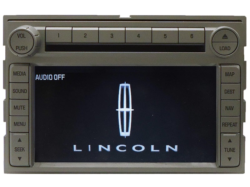 2007 2008 2009 LINCOLN NAVIGATOR MKX MKZ OEM Navigation GPS Radio Stereo 6 Disc Changer Player