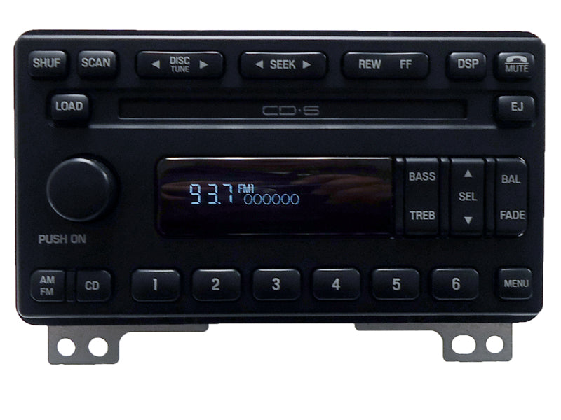 2003 2004 Lincoln Aviator OEM AM FM Radio 6 Disc CD Changer