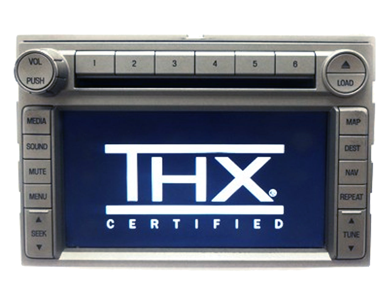 2006 - 2010 Lincoln Navigation Radio 6 Disc Changer MP3 CD Player Stereo