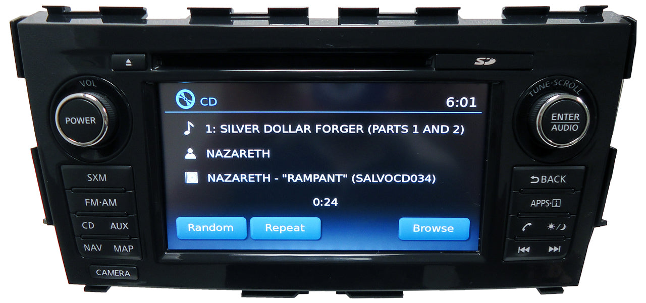 2014 2015 Nissan ALTIMA OEM Navigation NissanConnect XM Radio AUX MP3 CD Player