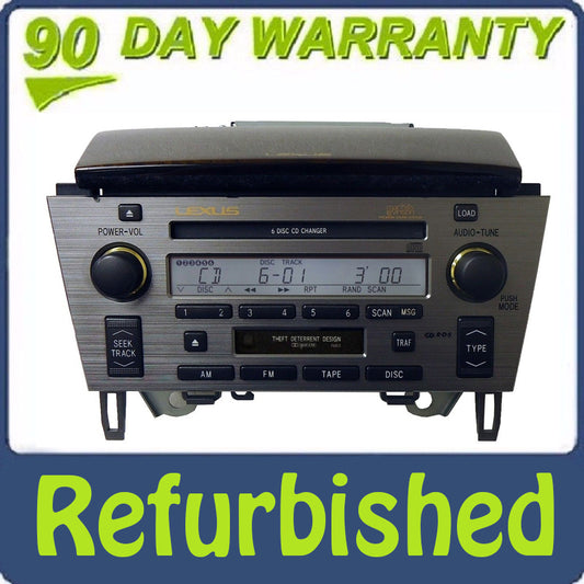 Refurbished 2002 2003 2004 2005 Lexus SC430 OEM Radio Tape Cassette Mark Levinson Radio 6 CD Changer P6813