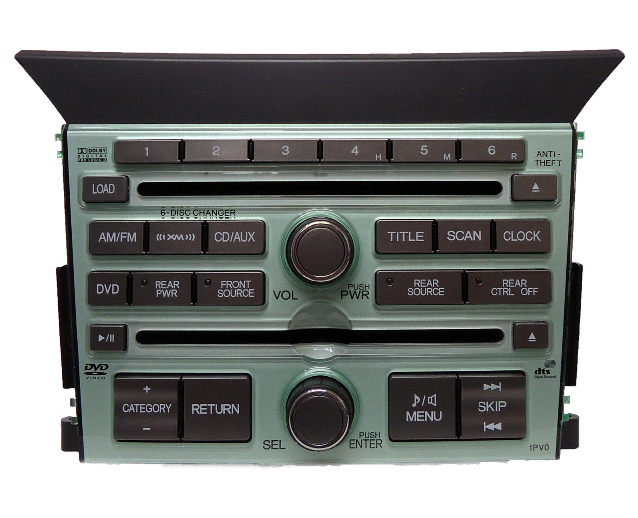 09 10 11 Honda PILOT Radio DVD 6 Disc CD Changer Premium Audio 1PV0 XM Satellite