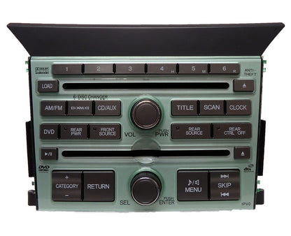 09 10 11 Honda PILOT Radio DVD 6 Disc CD Changer Premium Audio 1PV0 XM Satellite