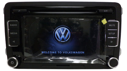 2010 2011 2012 2013 2014 2015 VW Volkswagen Jetta Passat Golf GTI Rabbit EOS Radio Stereo 6 Disc Changer CD Player Touch Screen SD Mp3 Sirius Satellite RCD-510