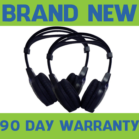 2003-2012 CADILLAC GM Chevy REAR ENTERTAINMENT HEADSETS HEADPHONES TV DVD 15185392